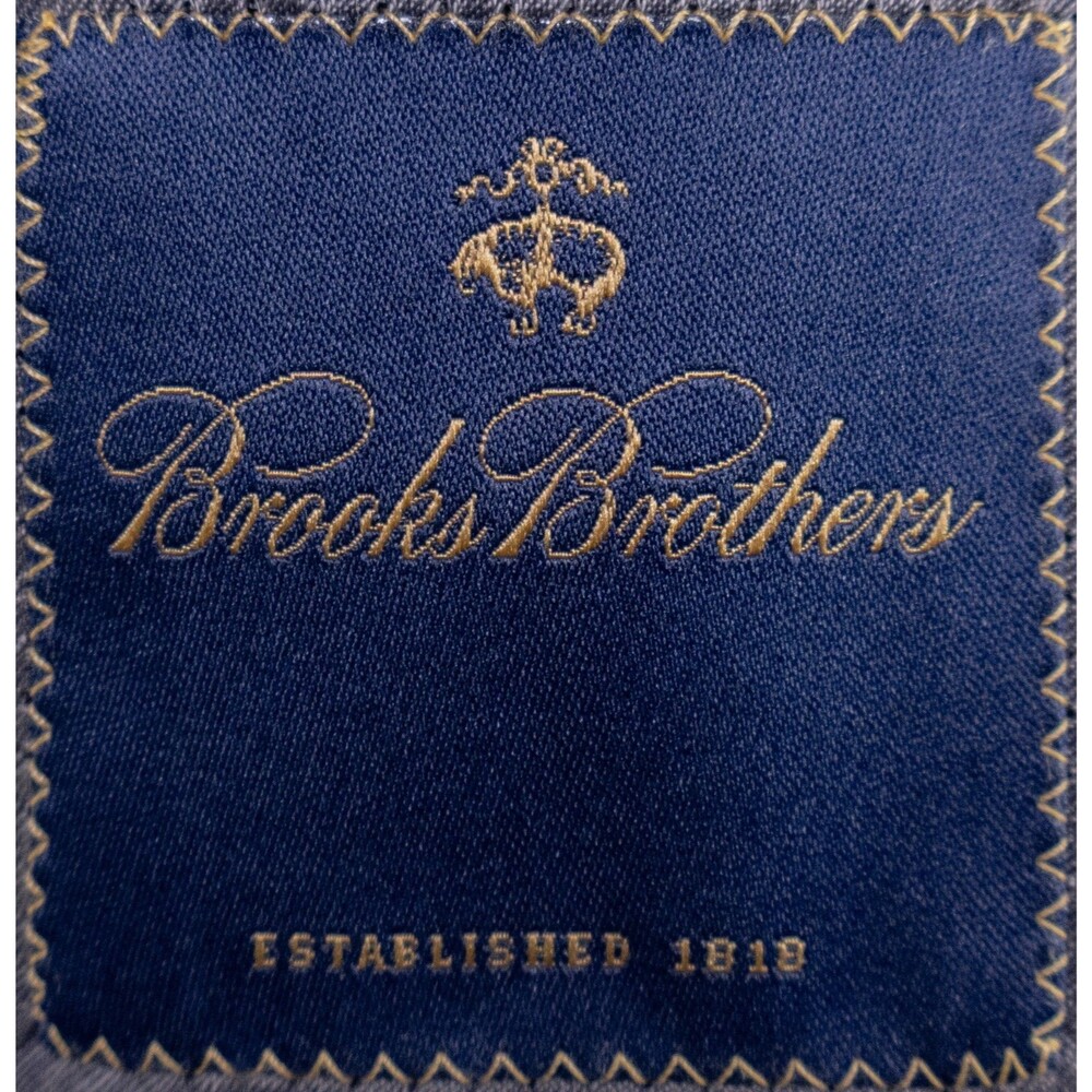 Brooks Brothers Blazer Sport Coat Sz 42R LambsWool Jacket 2-Button ITALY Made - Picture 10 of 15